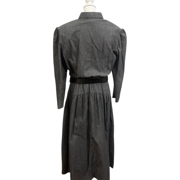 Vintage Miller Stockman Maxi Dress Western Lace Women’s 13/14 Made In USA - Picture 3 of 12